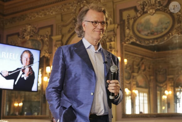 Andre Rieu lors d'une conférence de presse à Porto, au Portugal, le 4 février 2019. Photo par Paul Spranger/Globe Images/SPUS/ABACAPRESS.COM