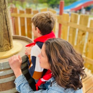 Clémence Castel et son fils.©Instagram