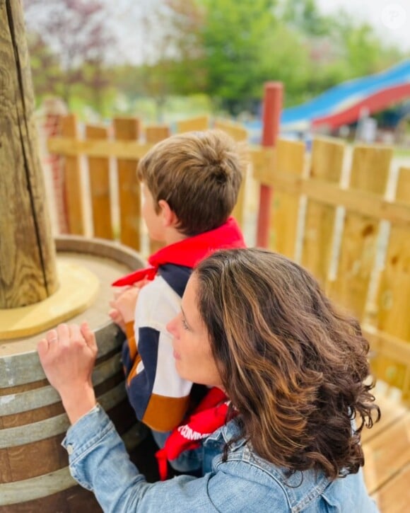 Clémence Castel et son fils.©Instagram