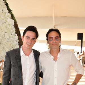 Exclusif - Anthony Delon et son frère Alain-Fabien Delon - People au dîner - Longines Paris Eiffel Jumping au Champ de Mars à Paris, France, le 5 juillet 2019. © Veeren Ramsamy/Bestimage