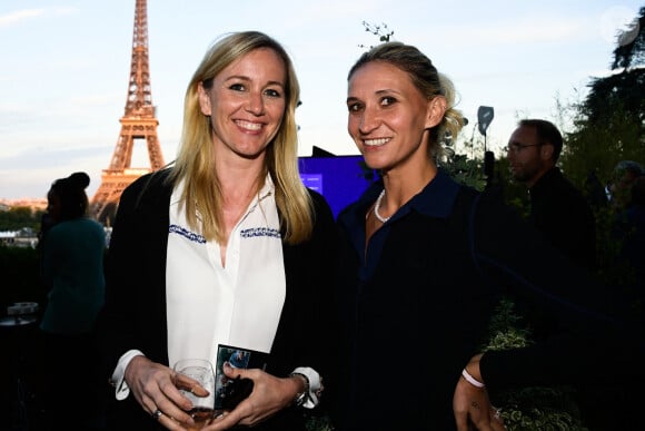 Exclusif - Mary Patrux, Tatiana Golovin - Soirée du 10ème anniversaire de BeIn Sports à Paris le 1er juin 2022.  BeIn Sports 10th anniversary party in Paris on June 1, 2022.