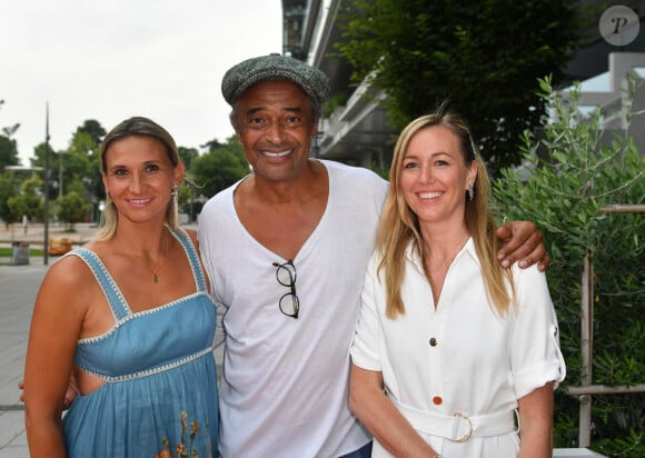 Tatiana Golovin, Yannick Noah et Mary Patrux - 2ème édition du gala "Coeur Central" au profit de Terre d'Impact fonds de dotation de la FFT et de l'association "Fête le Mur "sur le Court Central Philippe Chatrier à Roland Garros, Paris le 28 juin 2023. © Veeren/Bestimage