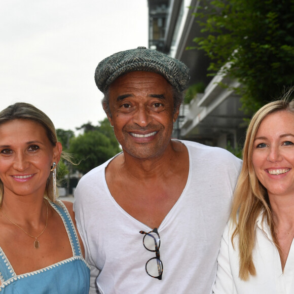 Tatiana Golovin, Yannick Noah et Mary Patrux - 2ème édition du gala "Coeur Central" au profit de Terre d'Impact fonds de dotation de la FFT et de l'association "Fête le Mur "sur le Court Central Philippe Chatrier à Roland Garros, Paris le 28 juin 2023. © Veeren/Bestimage