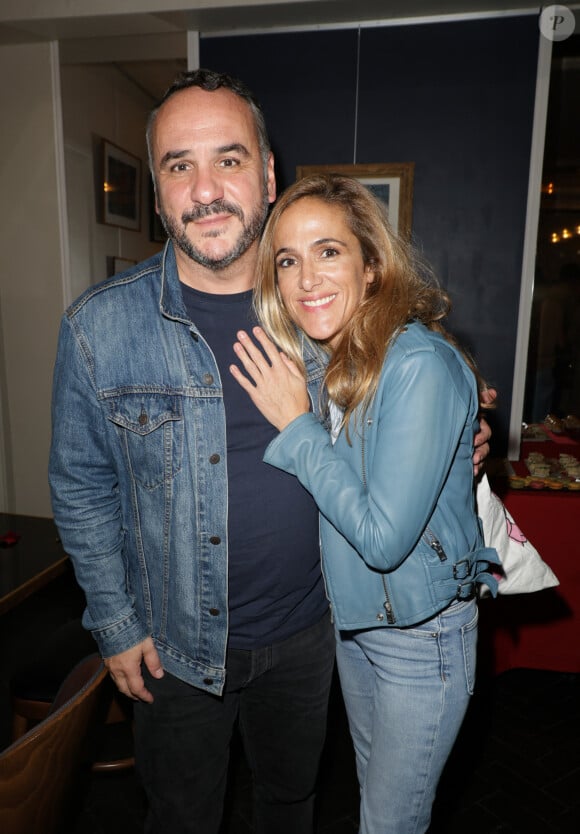 François-Xavier Demaison et Victoria Bedos - Générale de la pièce "Ring" (Variations du couple) suivie d'un cocktail au théâtre de l'Oeuvre à Paris le 20 septembre 2024. © Coadic Guirec / Bestimage 