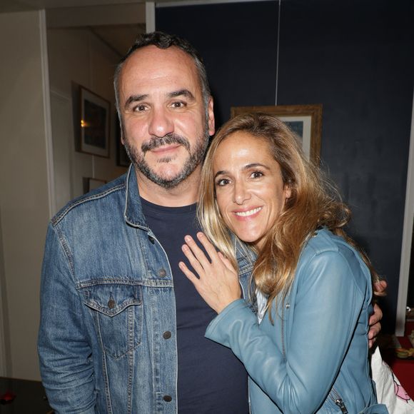 François-Xavier Demaison et Victoria Bedos - Générale de la pièce "Ring" (Variations du couple) suivie d'un cocktail au théâtre de l'Oeuvre à Paris le 20 septembre 2024. © Coadic Guirec / Bestimage 