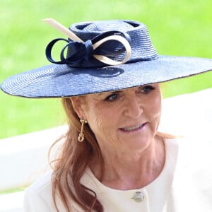 Sarah Ferguson, duchesse d'York, - Les célébrités et les membres de la famille royale d'Angleterre assistent au second jour de la course hippique Royal Ascot