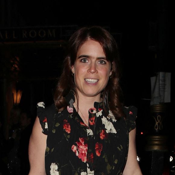 La princesse Eugenie d'York à son arrivée au dîner "Fashion Trust Arabia London" au Claridges Hotel à Londres.