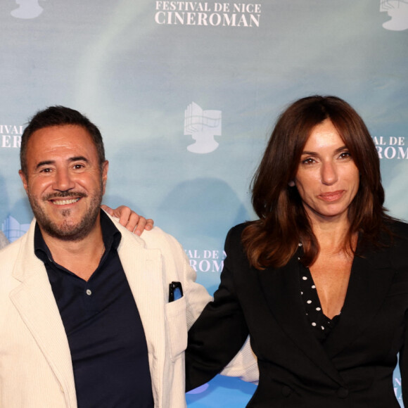 Les deux stars du film culte La vérité si je mens ! se sont de nouveau donnés la réplique dans le prochain long-métrage de Jennifer Devoldere
Jennifer Devoldere, José Garcia et Aure Atika - Photocall du film "Le panache" lors de la 6ème Edition du Festival Cinéroman à Nice, dédié aux adaptations cinématographiques de roman. Le 2 octobre 2024 © Dominique Jacovides-Bruno Bebert / Bestimage