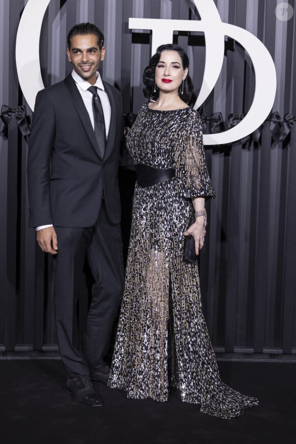 Dita Von Teese, Christophe Licata - Gala d'ouverture de la saison de la danse 2021/2022 au Palais Garnier à Paris le 24 septembre 2021 © Olivier Borde / Bestimage