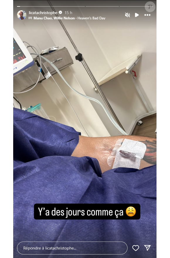 Le danseur professionnel de "Danse avec les stars" a été hospitalisé