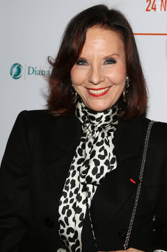 Denise Fabre lors de la présentation en avant-première de 'The Gazelles' un film réalisé par Paul Belmondo et projeté à l'Unesco en présence de Audrey Azoulay et Dominique Serra, Paris le 24 novembre 2017 © Denis Guignebourg / Bestimage