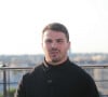 Exclusif - Rencontre avec le joueur de rugby Antoine Dupont à la Tour Eiffel à Paris. Le 14 juillet 2024 © Jonathan Rebboah / Panoramic / Bestimage