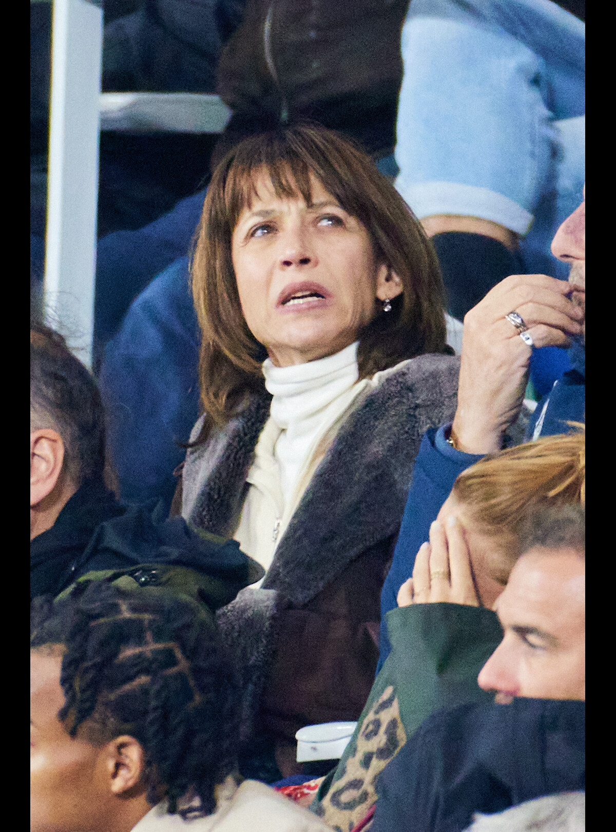 Photo Sophie Marceau People des les tribunes de la coupe du Monde de Rugby France 2023