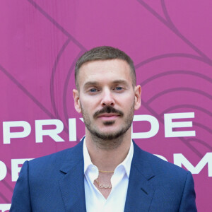 M. Pokora (Matt) au prix Qatar Arc de Triomphe à l'Hippodrome de Longchamp, le 6 octobre 2024. © Rachid Bellak / Bestimage