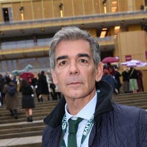 Xavier de Moulins au prix Qatar Arc de Triomphe à l'Hippodrome de Longchamp, le 6 octobre 2024. © Rachid Bellak / Bestimage