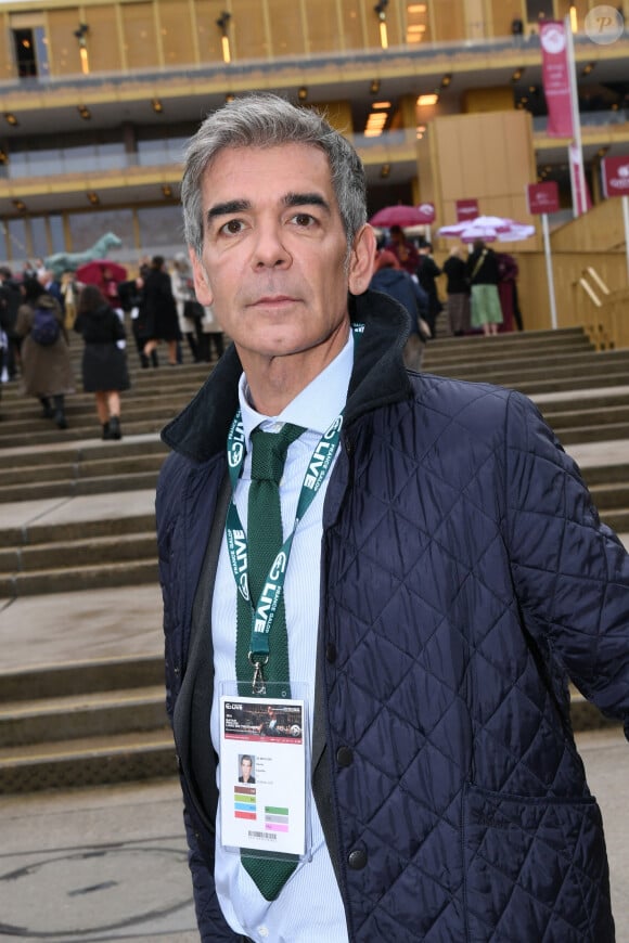 Xavier de Moulins au prix Qatar Arc de Triomphe à l'Hippodrome de Longchamp, le 6 octobre 2024. © Rachid Bellak / Bestimage