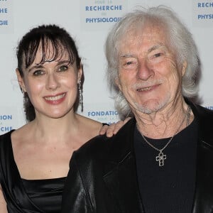 Murielle Aufray et Hugues Aufray lors de la soirée de gala pour la fondation de la recherche en physiologie, les Stethos, au George V à Paris le 18 mars 2024. © Coadic Guirec / Bestimage 