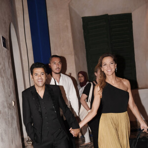 Exclusif - Jamel Debbouze et sa femme Mélissa Theuriau à l'after-party de la soirée du grand gala du "Marrakech du Rire 2022" pour la 10ème édition à l'hôtel Selman de Marrakech, Maroc, le 18 juin 2022. © Rachid Bellak/Bestimage 