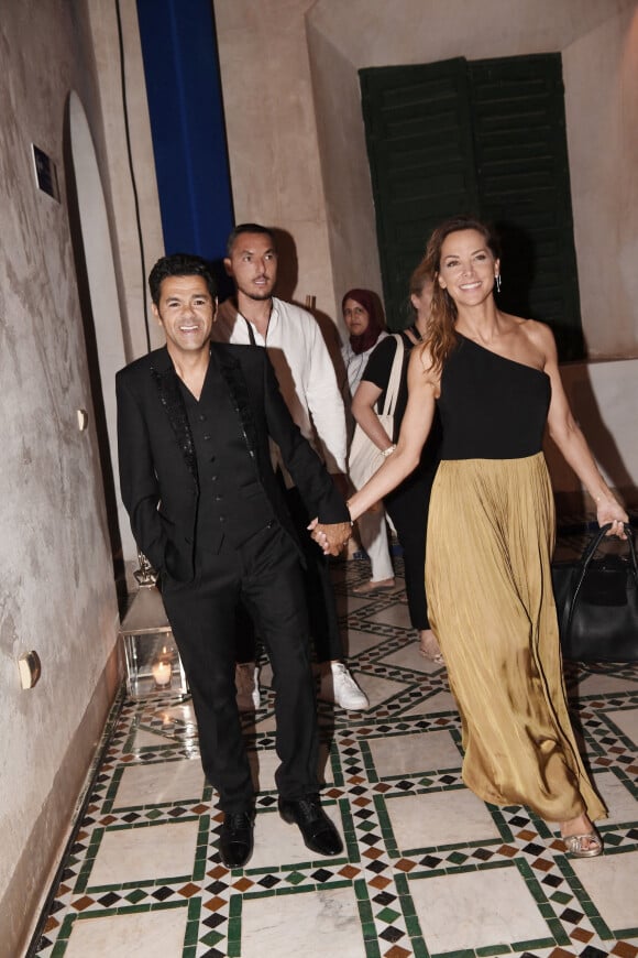 Exclusif - Jamel Debbouze et sa femme Mélissa Theuriau à l'after-party de la soirée du grand gala du "Marrakech du Rire 2022" pour la 10ème édition à l'hôtel Selman de Marrakech, Maroc, le 18 juin 2022. © Rachid Bellak/Bestimage 