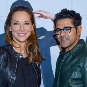 Jamel Debbouze et sa femme Mélissa Theuriau - After party de l'avant-première de la série "Terminal" à l'hôtel des Italiens (ancien siège du Crédit Lyonnais) à Paris © Rachid Bellak/Bestimage