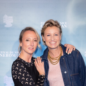 Audrey Lamy, Alexandra Lamy assistent au tapis rouge du 2ème jour du 6ème Festival Cinéroman. Nice, France, le 1er octobre 2024. Photo par Shootpix/ABACAPRESS.COM