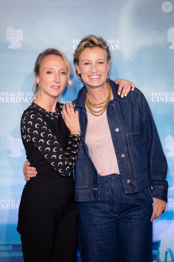 Audrey Lamy, Alexandra Lamy assistent au tapis rouge du 2ème jour du 6ème Festival Cinéroman. Nice, France, le 1er octobre 2024. Photo par Shootpix/ABACAPRESS.COM