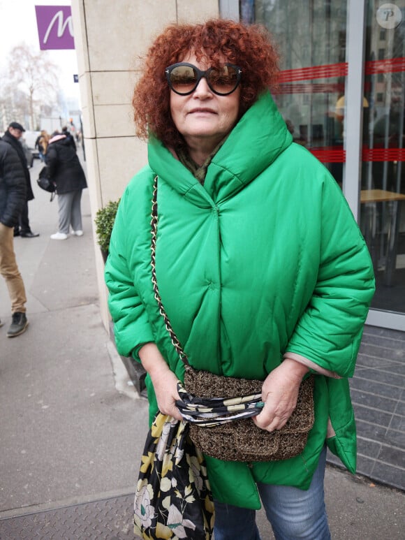Valerie Mairesse - Les invités de l'émission des "Grosses Têtes" à la sortie des studios RTL à Neuilly-sur-Seine, France, le 30 janvier 2023. © Jonathan Rebboah/Panoramic/Bestimage