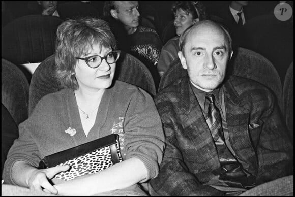 Archives - Josiane Balasko et Michel Blanc à la première du film "Angel Heart" en 1987.