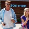 David Hasselhoff et sa fille Hayley font du shopping à Malibu