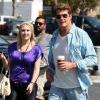 David Hasselhoff et sa fille Hayley font du shopping à Malibu