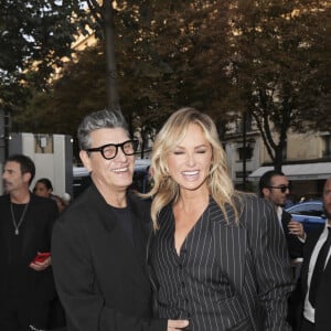 Marc Lavoine et sa compagne Adriana Karembeu arrivant au "Concerto pour la Paix" organisé par Omar Harfouch au Théâtre des Champs Élysées à Paris, France, le 18 Septembre 2024. © Perusseau / Tribeca / Bestimage