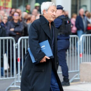 Martin Lamotte - Obsèques de Michel Blanc en l'église Saint-Eustache à Paris, le 10 octobre 2024. © Moreau / Jacovides / Bestimage