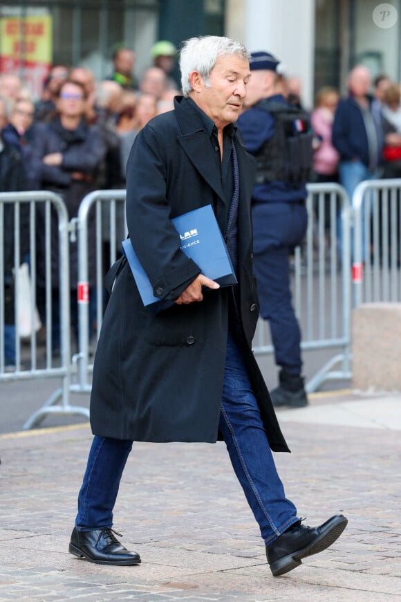 Martin Lamotte - Obsèques de Michel Blanc en l'église Saint-Eustache à Paris, le 10 octobre 2024. © Moreau / Jacovides / Bestimage