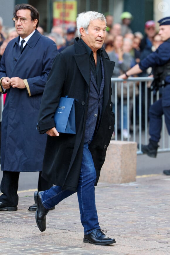 Martin Lamotte - Obsèques de Michel Blanc en l'église Saint-Eustache à Paris, le 10 octobre 2024. © Moreau / Jacovides / Bestimage