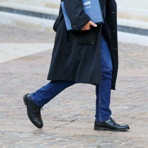 Martin Lamotte - Obsèques de Michel Blanc en l'église Saint-Eustache à Paris, le 10 octobre 2024. © Moreau / Jacovides / Bestimage