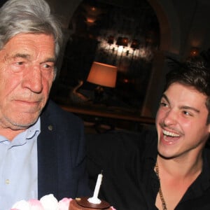 Exclusif - Jean-Pierre Castaldi et Baptiste Gonthier - JP.Castaldi fête son anniversaire (80 ans) au restaurant "Laurent" à Paris le 1er octobre 2024. © Philippe Baldini / Bestimage 