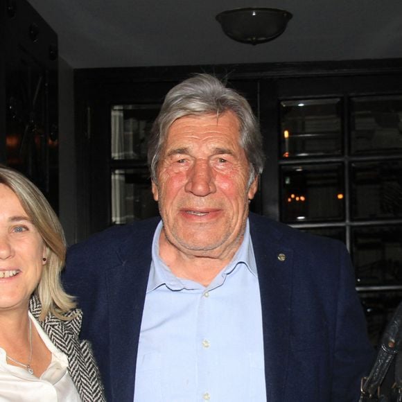 Jean-Pierre Castaldi a récemment célébré ses 80 ans
Exclusif - Jean-Pierre Castaldi entouré par sa femme Corinne Champeval et leur fille Paola - JP.Castaldi fête son anniversaire (80 ans) au restaurant "Laurent" à Paris. © Philippe Baldini / Bestimage