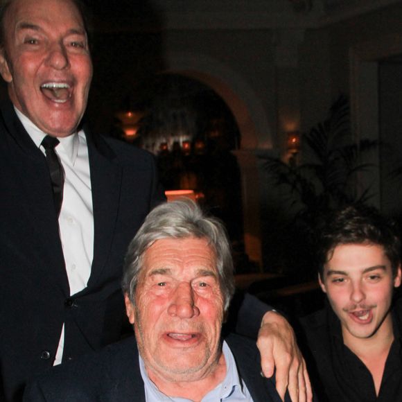 Exclusif - Tony Gomez, Jean-Pierre Castaldi, Baptiste Gonthier - JP.Castaldi fête son anniversaire (80 ans) au restaurant "Laurent" à Paris le 1er octobre 2024. © Philippe Baldini / Bestimage 