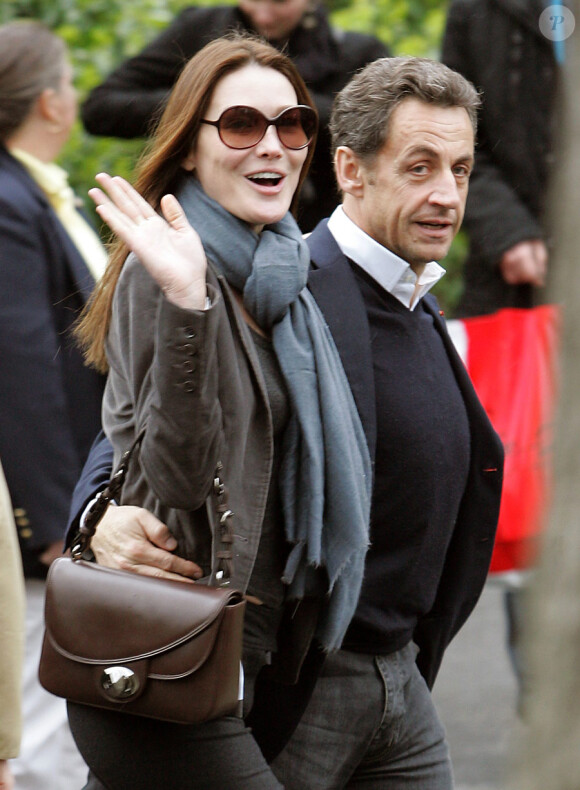 Carla Bruni et Nicolas Sarkozy à New York le 28 mars 2010