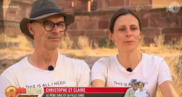 Claire et Christophe éliminés en demi-finale de Pékin Express sur M6