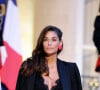 Elle était intivée à l'Elysée et était sublime
Tatiana Silva (enceinte, ancienne miss Belgique) arrivant au dîner d'état au palais de l'Elysée à Paris en l'honneur de la visite du roi et de la reine de Belgique en France le 14 octobre 2024. © Dominique Jacovides / Bestimage 