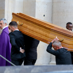 Obsèques de Michel Blanc en l'église Saint-Eustache à Paris, le 10 octobre 2024. © Moreau / Jacovides / Bestimage 