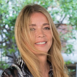 Hélène Rolles (TMC) lors du tournage coulisses des spots TV du Pasteurdon à l'Institut Pasteur à Paris, le 17 juin 2016.