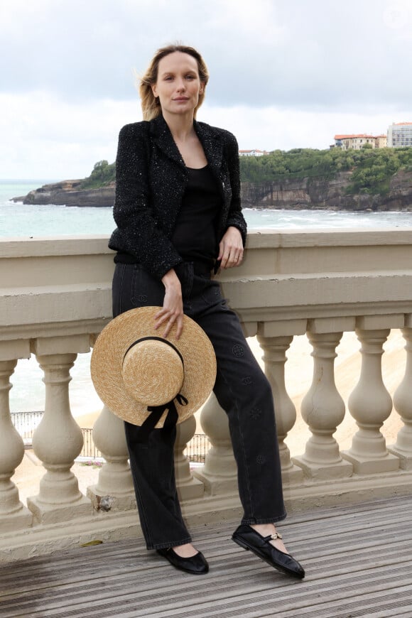 Ana Girardot (enceinte) à L'Hôtel du Palais à Biarritz, le 19 juin 2024 lors de la 2ème édition du Biarritz film festival, Nouvelles Vagues. © Jean-Marc Lhomer / Bestimage 