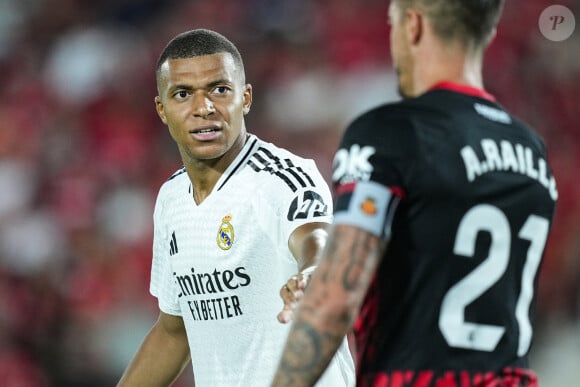 Premier match en Liga pour Kylian Mbappé avec le Real Madrid contre Majorque le 18 août 2024. © Oscar J Barroso/AFP7 via ZUMA Press Wire / Bestimage