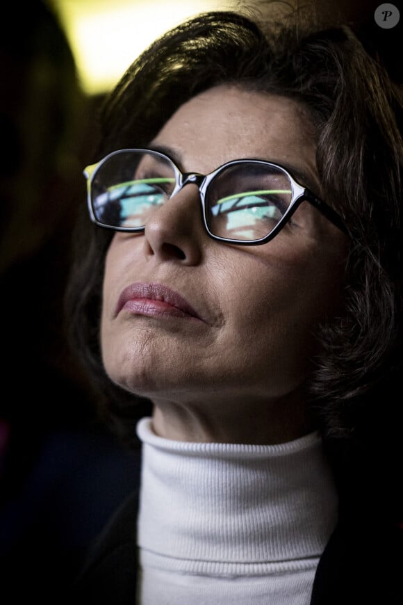 La ministre de la Culture Rachida Dati visite le site du moulin d'Eschviller lors de son déplacement en Moselle et dans le Bas-Rhin, France, le 7 octobre 2024. © Elyxandro Cegarra/Panoramic/Bestimage 