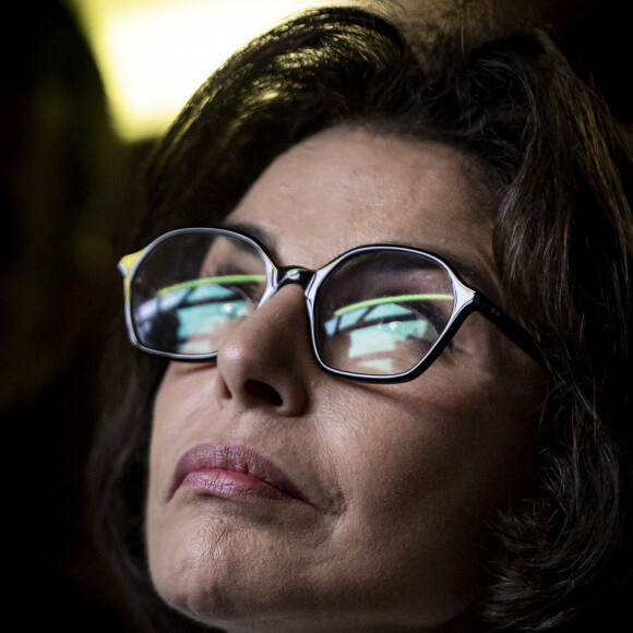 La ministre de la Culture Rachida Dati visite le site du moulin d'Eschviller lors de son déplacement en Moselle et dans le Bas-Rhin, France, le 7 octobre 2024. © Elyxandro Cegarra/Panoramic/Bestimage 