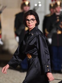 Rachida Dati déroutante : la Ministre met l'ambiance au fastueux dîner à Paris de la reine et du roi de Belgique