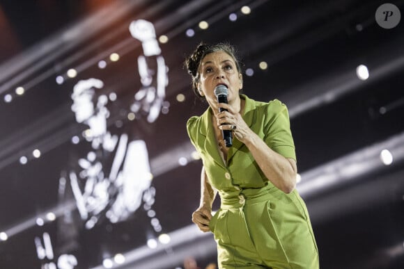 Exclusif - Catherine Ringer - Concert hommage à Johnny Hallyday "Que je t'aime" à l'AccorHotels Arena Paris Bercy à Paris. © Borde-Jacovides-Moreau / Bestimage