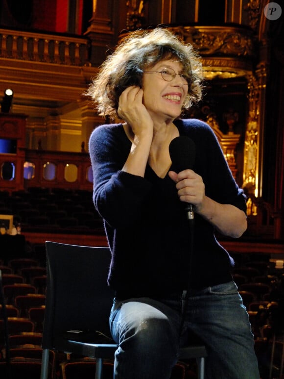 Exclusif - Jane Birkin en concert "Jane Birkin chante Serge Gainsbourg via Japan" à l'opéra Garnier de Monte-Carlo en 2013